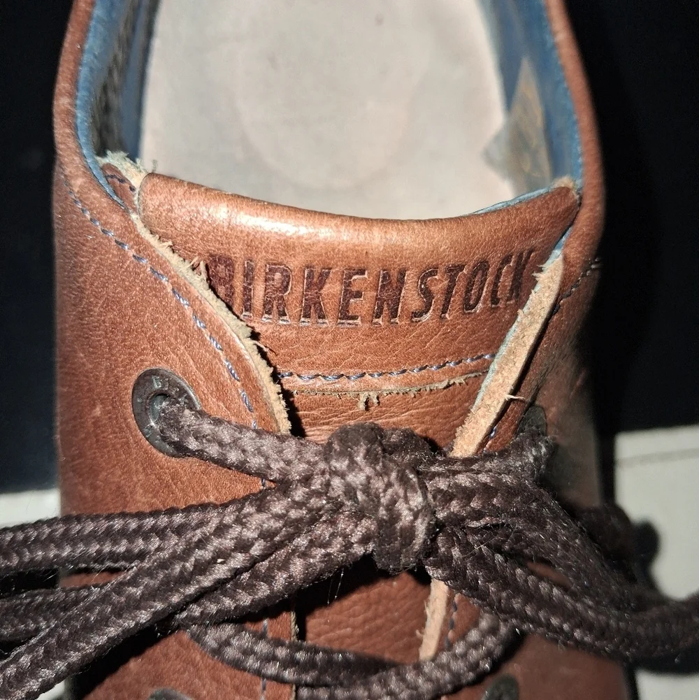Birkenstock Men's Brown Leather Casual Shoes In A EU 43 Or US 10-10.5 Luxury